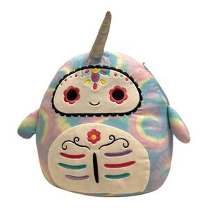 Squishmallows Igor the Narwhal Day of the Dead 12"‎ Plush 2022